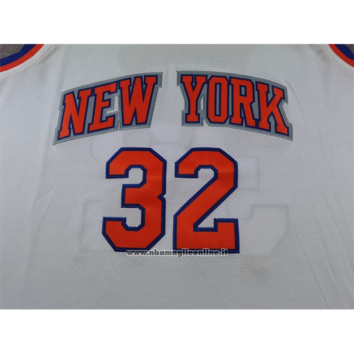 Maglia New York Knicks Karl-Anthony Towns #32 Association 2024-25 Bianco